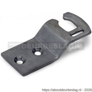 DX SH 883B raambeslag sluithaak naar binnen links staal zilvergrijs - A30202683 - afbeelding 1