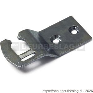 DX SH 884B raambeslag sluithaak naar binnen rechts staal zilvergrijs - A30202684 - afbeelding 1