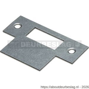 Dulimex DX SLP LS sluitplaat voor loopslot rechte hoeken staal verzinkt - A30202100 - afbeelding 1