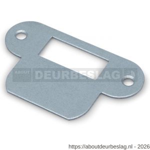 Dulimex DX SLPR LS sluitplaat voor loopslot ronde hoeken staal verzinkt - A30202101 - afbeelding 1
