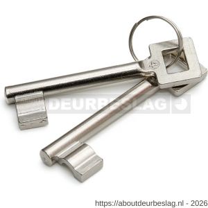 Dulimex DX K BDS 01 sleutel voor klavier binnendeurslot sleutelnummer 1 - A30202025 - afbeelding 1