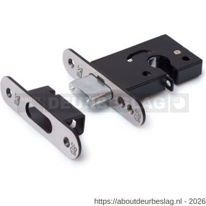 Dulimex DX DSKG 7500 PC insteek-veiligheids-nachtschootslot voor Euro profielcilinder DX SKG** RVS voorplaat (sluitkom) en slotplaat met afgeronde hoeken slotkast - A30201957 - afbeelding 1