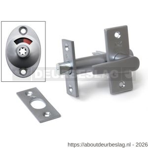 Dulimex DX DRB4050 SCP insteekgrendel met WC garnituur en sluitplaat 70/50 satijn verchroomd - A30202235 - afbeelding 1