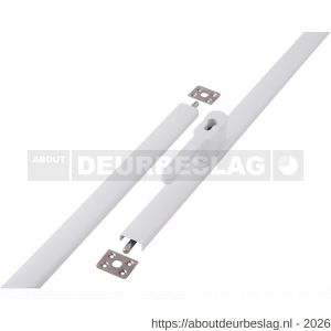 Dulimex DX ESPA WE espagnoletsluiting opbouw SKG** exclusief cilinder links en rechts toepasbaar 530-2500 mm zamac wit - A30204223 - afbeelding 1