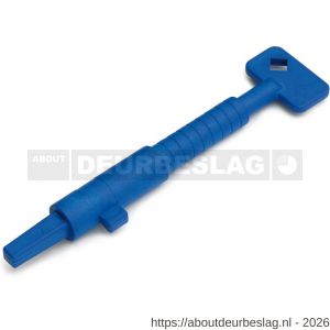 Dulimex DX BOUWSLEUTEL K bouwsleutel universeel DX kunststof blauw - A30202030 - afbeelding 1