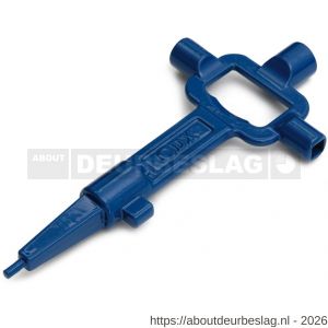 Dulimex DX BOUWSLEUTEL Z bouwsleutel universeel DX zamac blauw - A30202031 - afbeelding 1