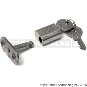 Dulimex DX CSL 7111B KA cilinderslot voor uitzetijzer gelijksluitend op sleutelnummer 111 massief messing vernikkeld - A30202747 - afbeelding 1