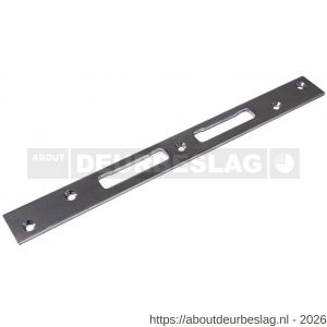 Dulimex DX HSP 3030B rechte sluitplaat 300x30x3 mm staal verchroomd - A30202069 - afbeelding 1