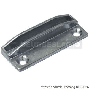 Dulimex DX RBP 6525B raamboomplaatje universeel 65x25 mm zamac verzinkt - A30202689 - afbeelding 1