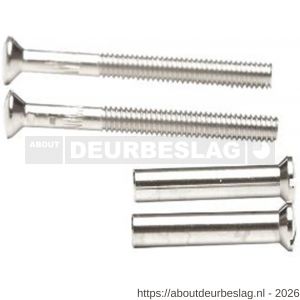 Ami PTBS 38 patentboutset M4x38 mm 2x schroef en 2x huls - A30204584 - afbeelding 1