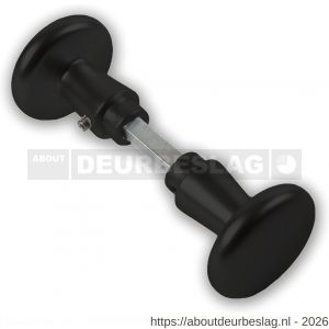 Ami DKN 160 40 BE deurknopset type 160/50 deurdikte 40 mm zwart - A30204525 - afbeelding 1