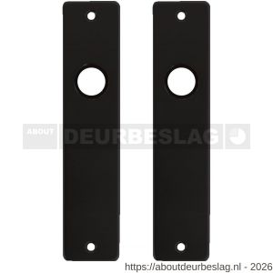 Ami KS BL BE kortschild type 180/41 RH voor loopslot zwart - A30204535 - afbeelding 1