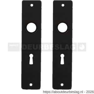Ami KS BB 56 BE kortschild type 180/41 RH voor bonte baard SL 56 mm zwart - A30204536 - afbeelding 1