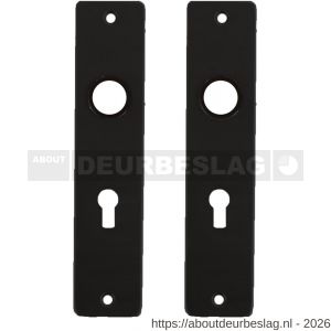 Ami KS PC 72 BE kortschild type 180/41 RH voor PC 72 mm zwart - A30204539 - afbeelding 1