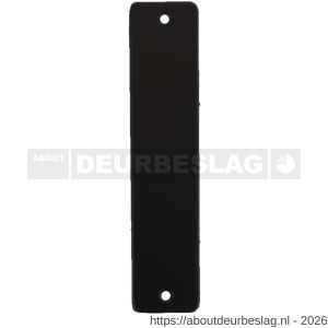 Ami KS GB BE kortschild type 180/41 RH geheel blind zwart - A30204540 - afbeelding 1