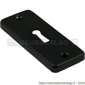 Ami RZ SLG BE afdekrozet SLG recht type 4 RH 1 stuk zwart - A30204553 - afbeelding 1