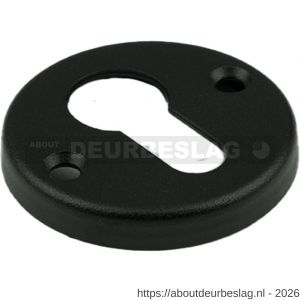 Ami RZ RO PC BE afdekrozet PC recht type 3 RH 1 stuk zwart - A30204549 - afbeelding 1