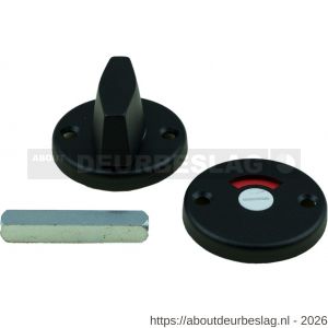 Ami RZ RO WC BE afdekrozet WC rond type 3 RH 1 paar zwart - A30204556 - afbeelding 1