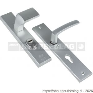 Ami VHB 92 RH AF voordeurgarnituur compleet PC 72 kerntrekbeveiliging veiligheidslangschild recht type 251/15 knop 144 en kruk 332 SKG*** F1 finish - A30204642 - afbeelding 1