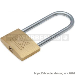 Dulimex DX BPL 940B KD cilinderhangslot DX 40 mm beperkt verschillend sluitend met hoge beugel enkel vergrendeld - A30201568 - afbeelding 1