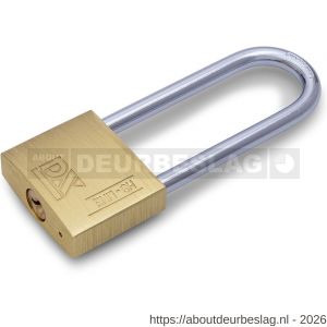 Dulimex DX HSL 301B KA cilinderhangslot DX 30 mm met hoge beugel op sleutelnummer 301 dubbel vergrendeld - A30201547 - afbeelding 1