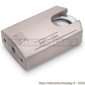 Dulimex DX HSPRO 50 C SE hangslot DX PRO-line SKG* 50 mm verschillend sluitend gesloten beugel 3 sleutels en security card zilver - A30204144 - afbeelding 1