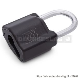 Dulimex DX HSPRO 50 PC B hangslot DX PRO-line Omega voor alle halve Euro profiel cilinders 30/10 mm 50 mm EN 12320 grade 2 zwart - A30204141 - afbeelding 1