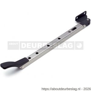 Dulimex DX RUZ-S-030SF raamuitzetter standaard naar buitendraaiend 30 cm RVS finish-zwart - A30202777 - afbeelding 1