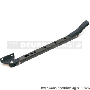 Dulimex DX RUZ-S-030SE raamuitzetter standaard naar buitendraaiend 30 cm zilver-antraciet - A30202779 - afbeelding 1