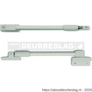 Dulimex DX RUZT130WE telescopische raamuitzetter naar binnen- en buitendraaiend 325-445 mm minimaal-maximaal wit-wit - A30203791 - afbeelding 1