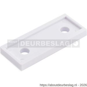 Dulimex DX RUZW OPK 1 WE onderlegplaat raamkozijn voor RUZ-W-010 serie plastic wit - A30202997 - afbeelding 1