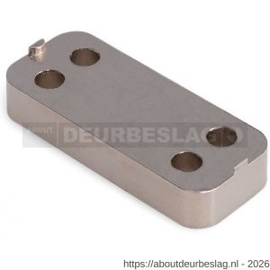 Dulimex DX RUZW OPV 3 SS onderlegplaat voor RUZ-WKS-300 serie zamac RVS - A30204359 - afbeelding 1
