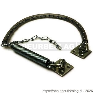 Dulimex DX DV 804B RVS stormketting met kettinghoes standaard uitvoering deuren 30 tot 40 kg RVS - A30203779 - afbeelding 1