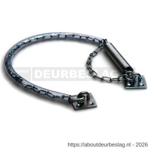 Dulimex DX DV 820B RVS stormketting met kettinghoes zware uitvoering deuren 40 tot 60 kg RVS - A30203780 - afbeelding 1