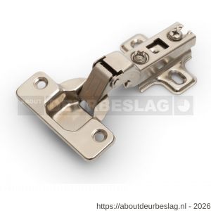 Dulimex DX MS 35B095M B inboorkastscharnier half opliggend diameter 35 mm 95 graden staal vernikkeld - A30202831 - afbeelding 1