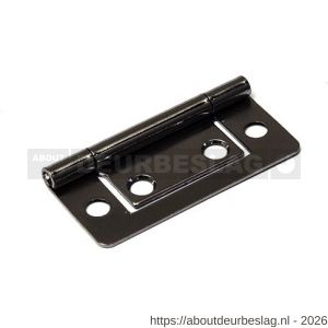 Dulimex DX LDS 500B louvredeurscharnier 50x24 mm staal vernikkeld - A30201794 - afbeelding 1