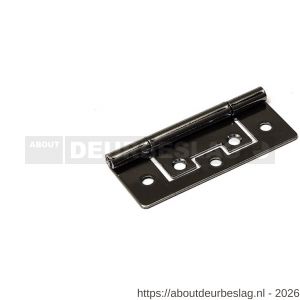 Dulimex DX LDS 630B louvredeurscharnier 63x27 mm staal vernikkeld - A30201795 - afbeelding 1