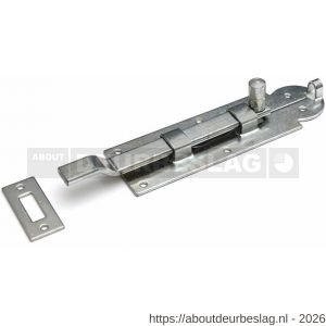 Dulimex DX SGB 060BV plaatschuif 25x60 mm schootdikte 3 mm met bocht staal verzinkt - A30202588 - afbeelding 1