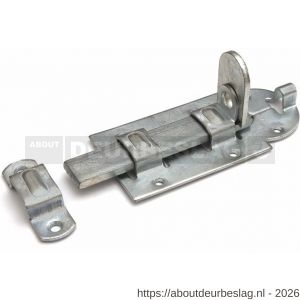 Dulimex DX ZG 100BV hangslotrolschuif 44x100 mm schootdikte 4 mm vlak model staal verzinkt - A30203960 - afbeelding 1