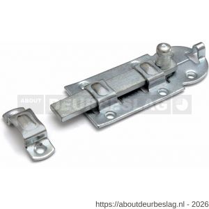 Dulimex DX ZRS 100BV rolschuif 44x100 mm schootdikte 4 mm vlak model staal verzinkt - A30203961 - afbeelding 1