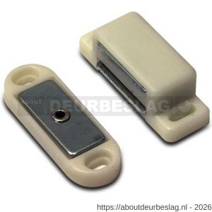 Dulimex DX MC 8002B magneetsnapper kunststof tegenplaat 4 kg wit - A30202282 - afbeelding 1