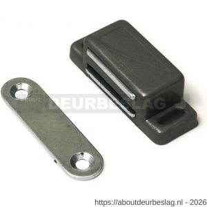 Dulimex DX MC 8102B magneetsnapper metalen tegenplaat 4 kg wit - A30204078 - afbeelding 1