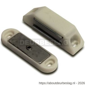 Dulimex DX MC 8802B magneetsnapper kunststof tegenplaat 6 kg wit - A30202270 - afbeelding 1
