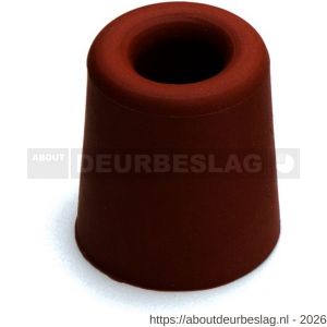 Dulimex DX DBR 24 RO deurbuffer DX diameter 30x24 mm rubber rood - A30203983 - afbeelding 1