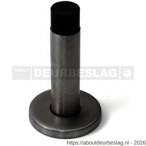 Dulimex DX DST W VB 50SF deurstopper 50x86 mm wandmodel met vlakke bovenkant RVS - A30202615 - afbeelding 1
