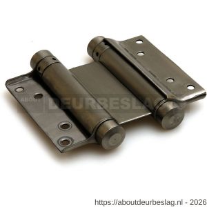 IBFM DVD 075/29 BV Bommer deurveerscharnier dubbelwerkend 29/75 mm deurdikte 18-25 mm staal blank staal verzinkt - A30201637 - afbeelding 1