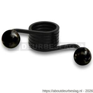 Dulimex DX DV S OPP-4 deursluiter voor paumelle universeel toepasbaar opdekdeuren en stompe deuren staal zwart - A30204914 - afbeelding 1