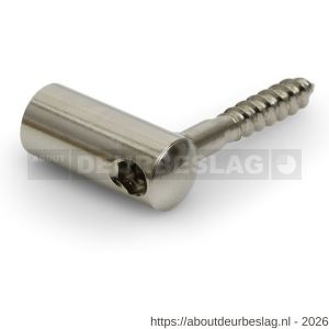 Dulimex DX DRGPIN OPP-0 draagpin met schroef voor deursluiter DV S OPP staal vernikkeld - A30204915 - afbeelding 1