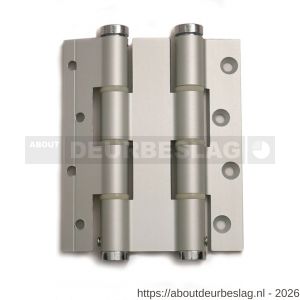 Justor DVD 120/30 SE deurveerscharnier dubbelwerkend 120/30 mm aluminium zilvergrijs - A30204167 - afbeelding 1