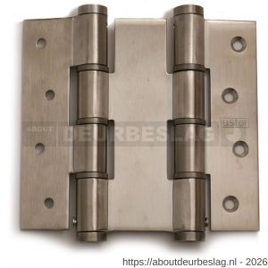 Justor DVD 120/40 SS deurveerscharnier dubbelwerkend 120/40 mm RVS - A30204165 - afbeelding 1